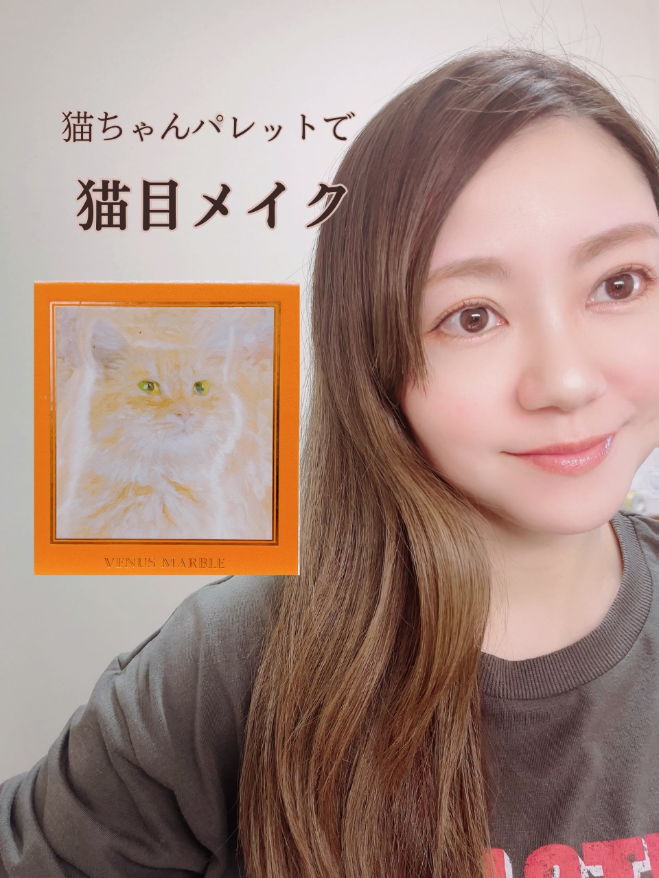Venus Marble アイシャドウキャットシリーズ 茶トラ猫/Venus Marble/アイシャドウパレットを使ったクチコミ（1枚目）