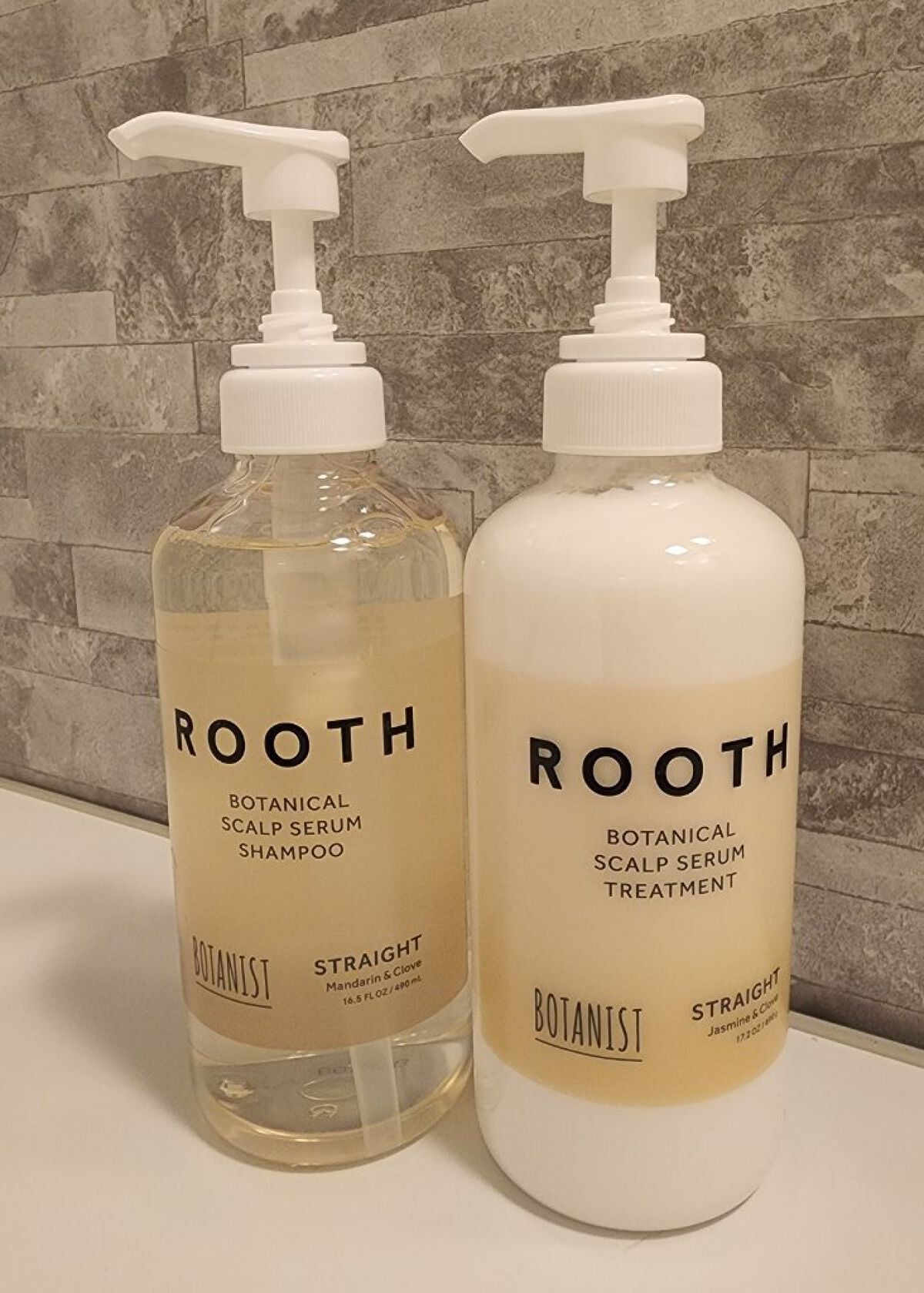 ルース ボタニカルスカルプセラム シャンプー・トリートメント(ストレート)/BOTANIST/市販シャンプーを使ったクチコミ(1枚目)