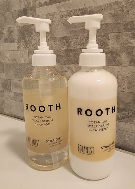 ルース ボタニカルスカルプセラム シャンプー・トリートメント(ストレート)/BOTANIST/市販シャンプーを使ったクチコミ(1枚目)