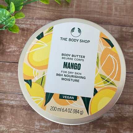 THE BODY SHOP ボディバター マンゴーのクチコミ「ザボディショップのボディバターがリニューアルされたとのことで、使ってみました🥭
96%.....」(1枚目)
