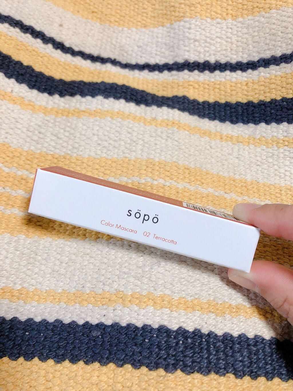 カラーマスカラ/sopo/マスカラを使ったクチコミ（1枚目）