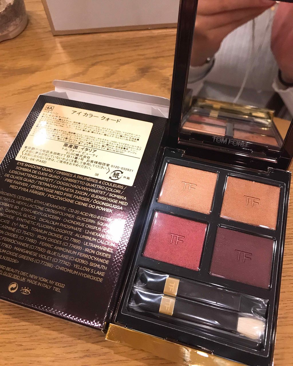 アイ カラー クォード/TOM FORD BEAUTY/アイシャドウパレットを使ったクチコミ(1枚目)