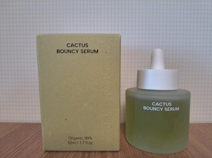 オーガニックサボテンインナースキンモイスチャーバウンシーセラム/WHAMISA/美容液を使ったクチコミ(1枚目)