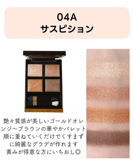 アイ カラー クォード/TOM FORD BEAUTY/アイシャドウパレットを使ったクチコミ(4枚目)
