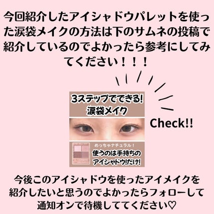 シルキースフレアイズ(マットタイプ)/キャンメイク/アイシャドウパレットを使ったクチコミ(4枚目)