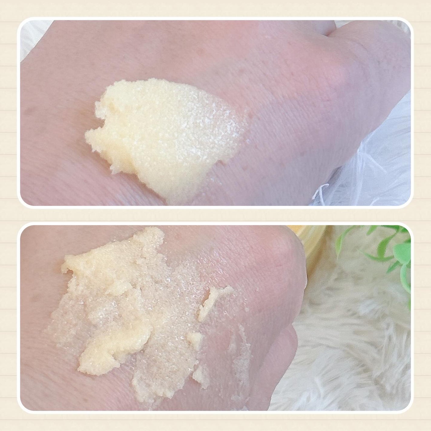 Q+Me スウィートボムタラソスクラブレモンティーの香り/AGARISM/バスト・ヒップケアを使ったクチコミ(3枚目)