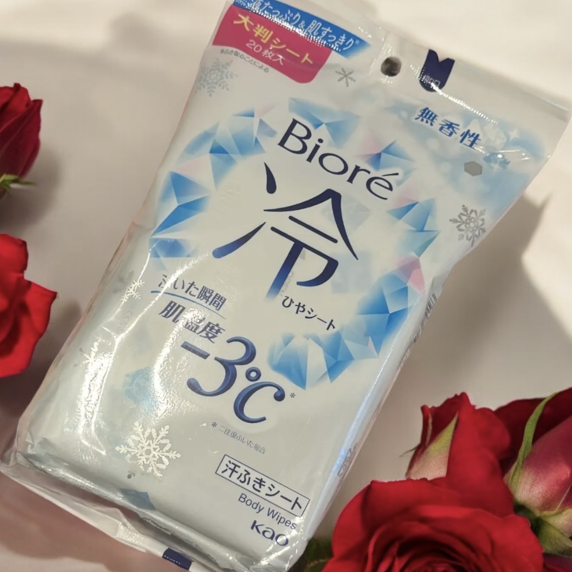 冷シート 無香性/ビオレ/ボディシートを使ったクチコミ（2枚目）