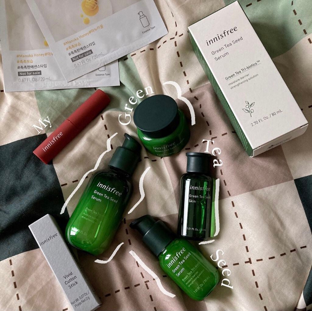 グリーンティーシード クリーム/innisfree/フェイスクリームを使ったクチコミ(1枚目)