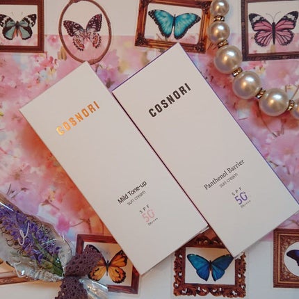 マイルドトーンアップサンクリーム(日焼け止め)SPF50+ PA++++/COSNORI/日焼け止めクリームを使ったクチコミ(2枚目)