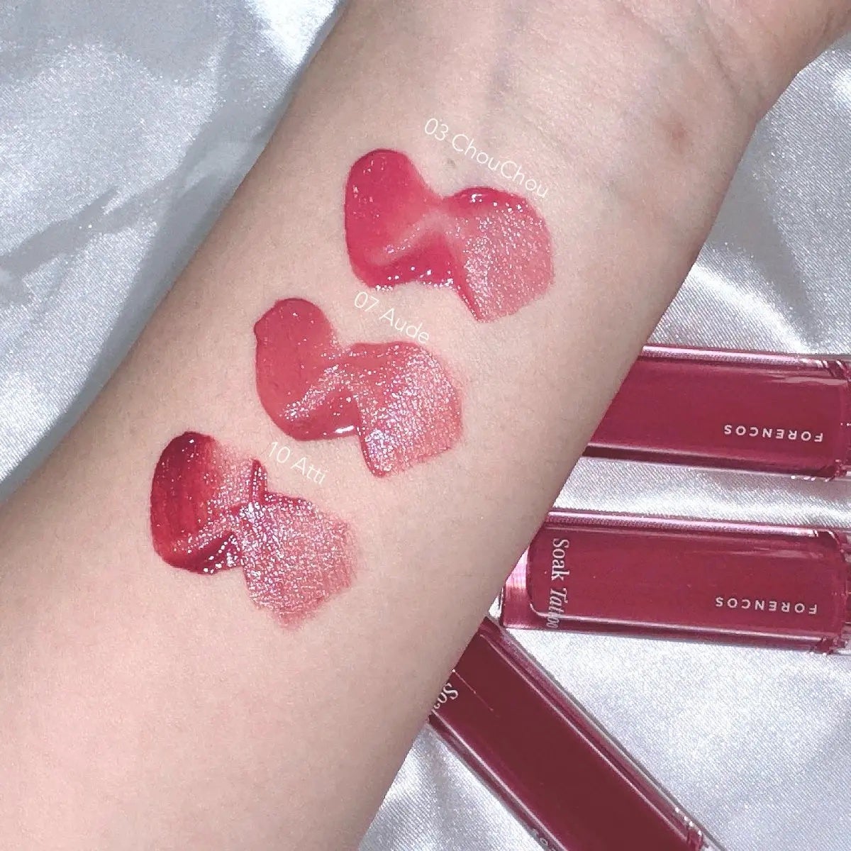 Soak Tattoo Tint/フォレンコス/リップグロスを使ったクチコミ(4枚目)