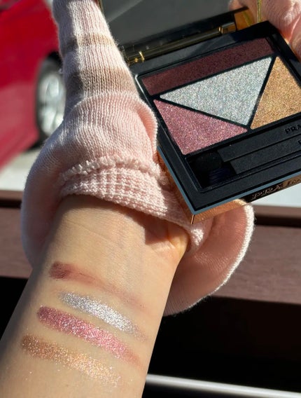 ダイメンションズ マルチエフェクト アイシャドウ/PRADA BEAUTY/アイシャドウパレットを使ったクチコミ(2枚目)