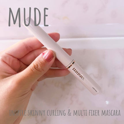 インスパイアマルチフィクサーマスカラ/mude/マスカラ下地を使ったクチコミ(1枚目)