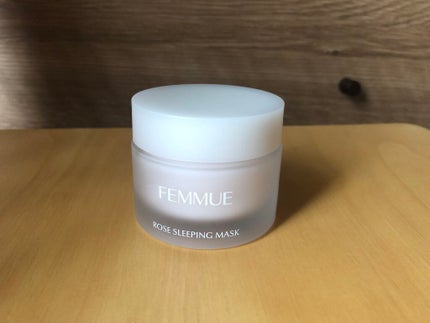 ローズウォーター スリーピングマスク/FEMMUE/フェイスクリームを使ったクチコミ(1枚目)