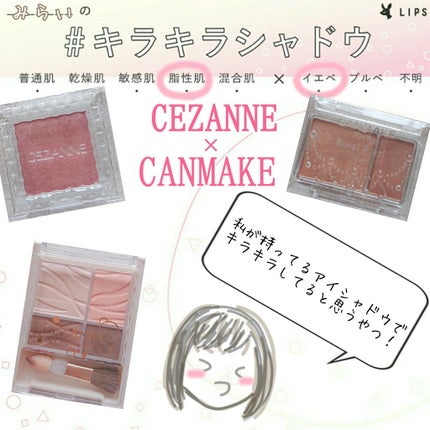 エアリータッチシャドウ/CEZANNE/アイシャドウパレットを使ったクチコミ(1枚目)