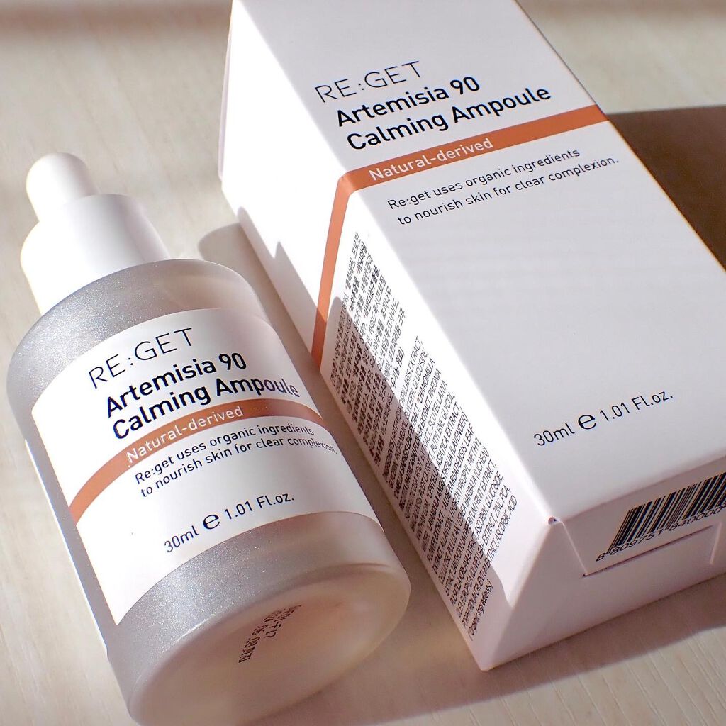 カワラヨモギ90カーミングアンプル/RE:GET/美容液を使ったクチコミ(2枚目)