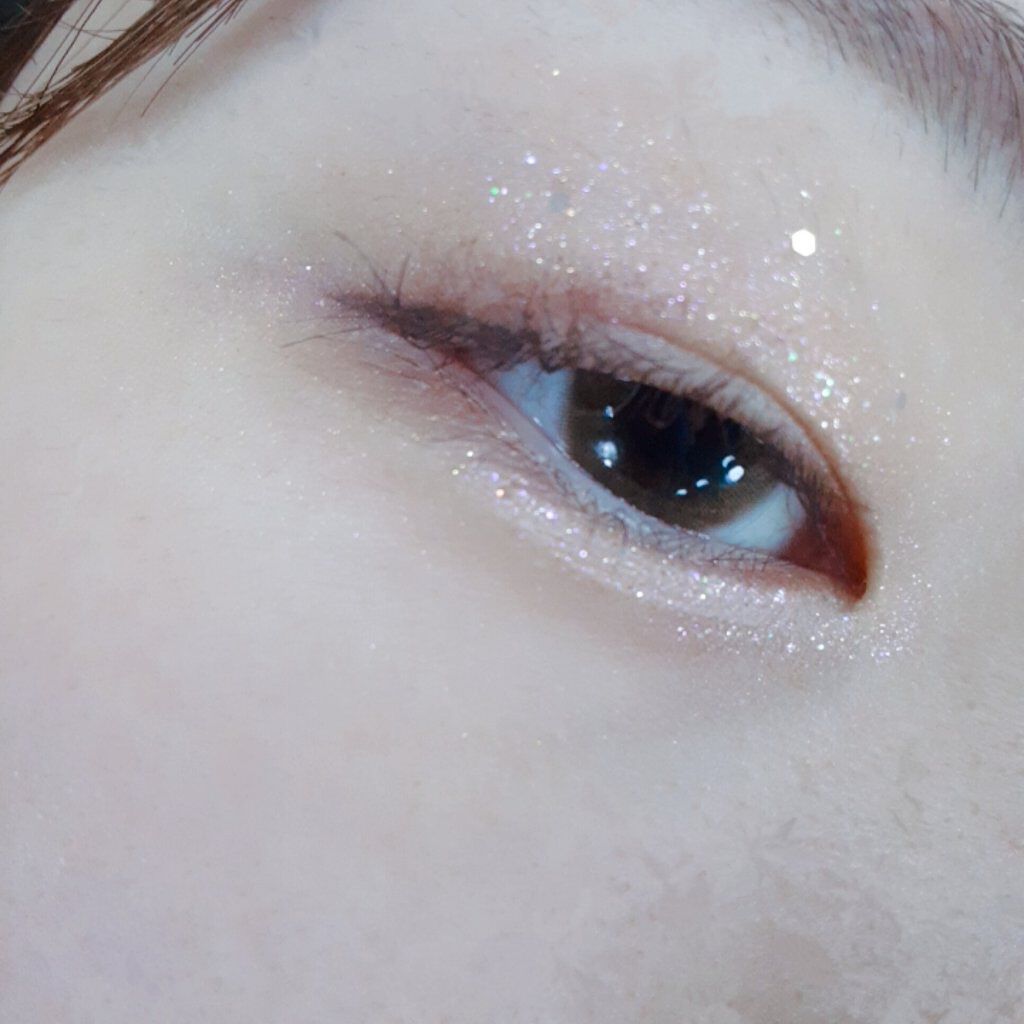 リキッド グリッター シャドウ/rom&nd/グリッターを使ったクチコミ(7枚目)