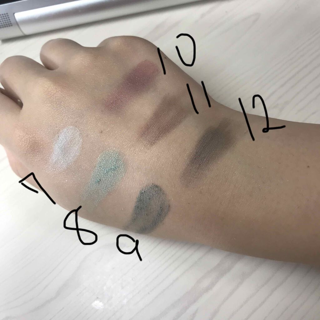 12色アイシャドウパレット 03/LOUJENE/アイシャドウパレットを使ったクチコミ（3枚目）