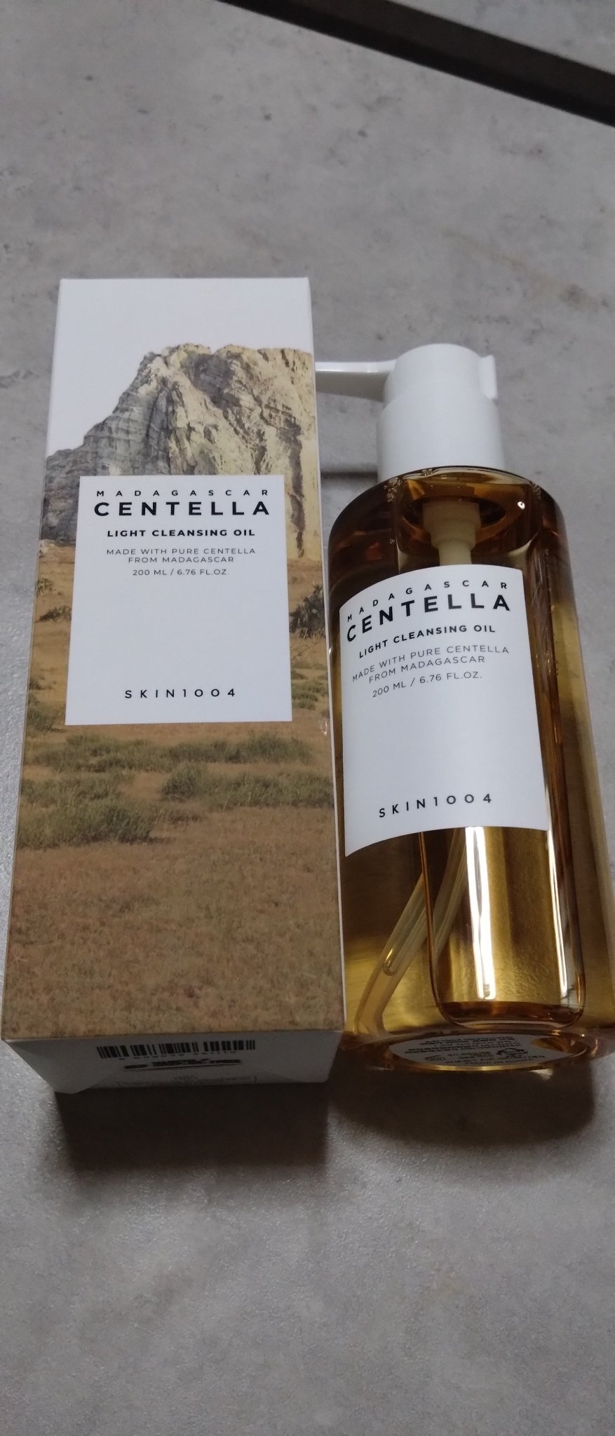 センテラ ライトクレンジングオイル/SKIN1004/オイルクレンジングを使ったクチコミ（1枚目）