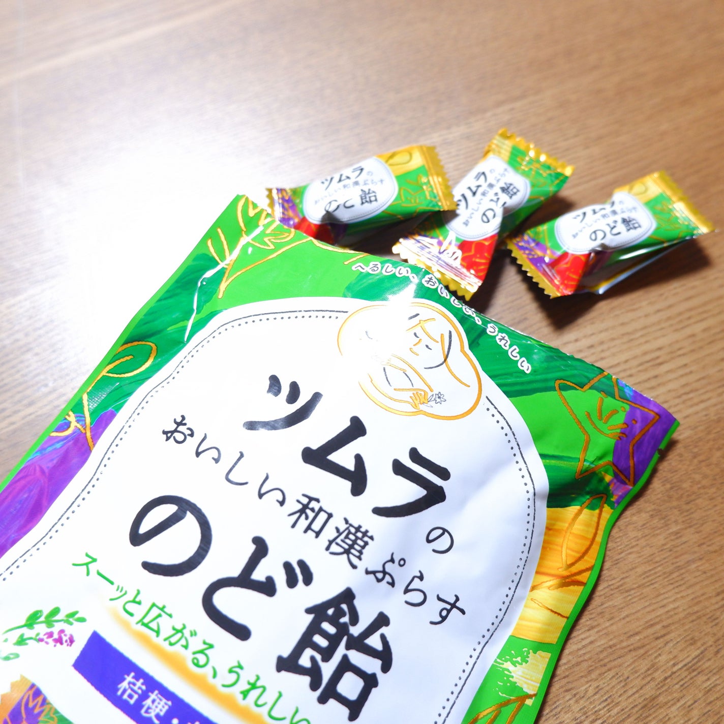 ツムラのおいしい和漢ぷらすのど飴/ツムラ/食品を使ったクチコミ(2枚目)
