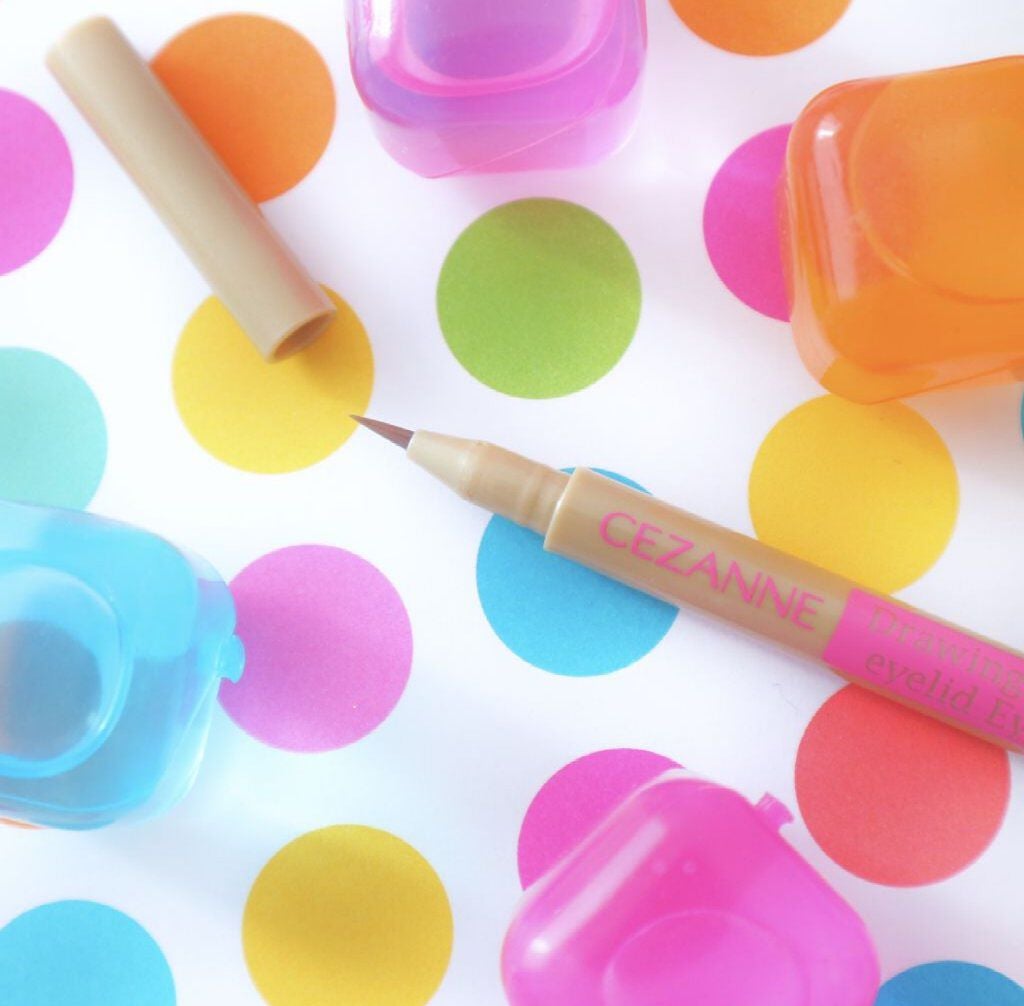 描くふたえアイライナー/CEZANNE/リキッドアイライナーを使ったクチコミ(1枚目)