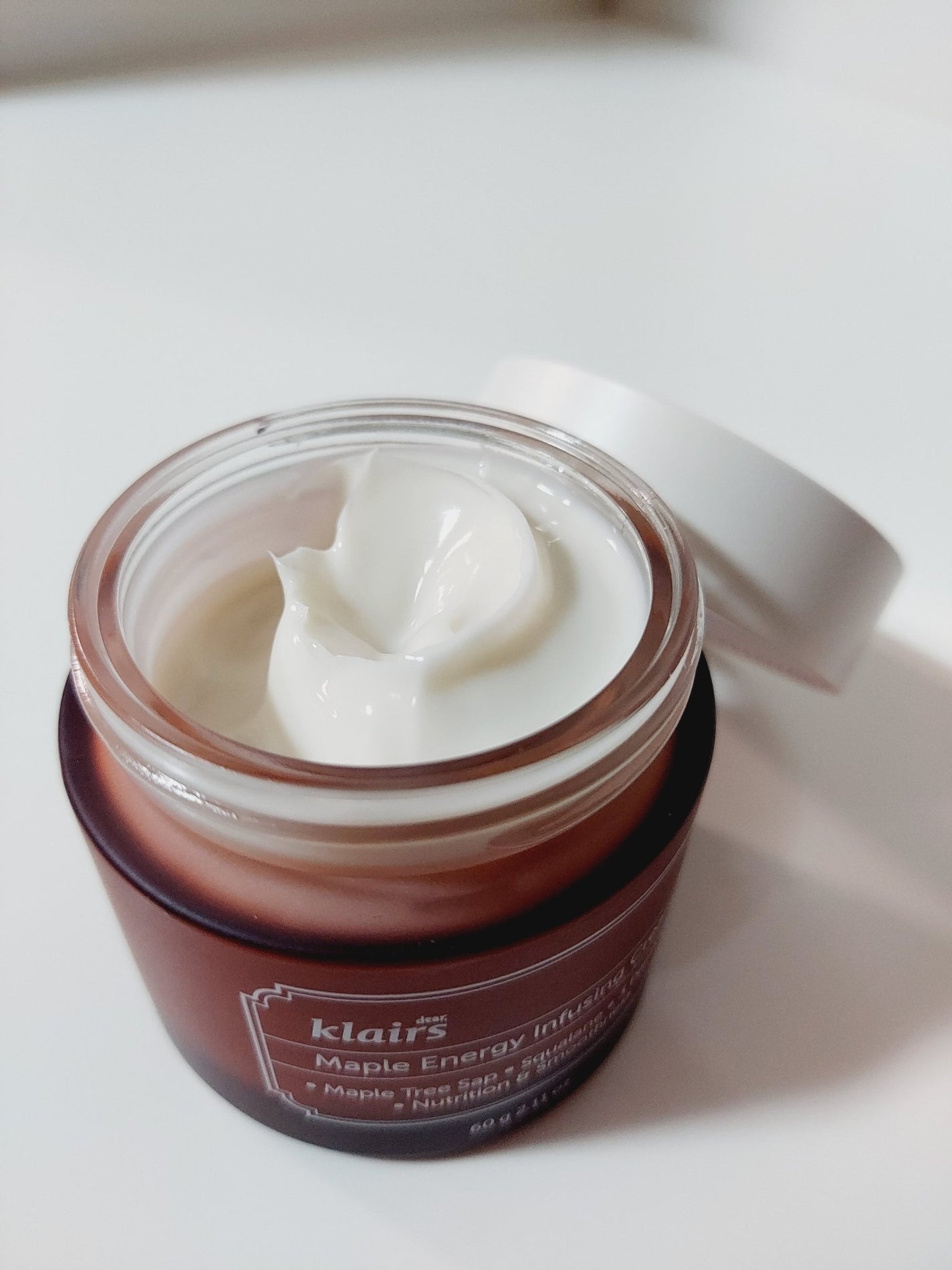 メープルエナジーインフュージングクリーム/Klairs/フェイスクリームを使ったクチコミ(4枚目)