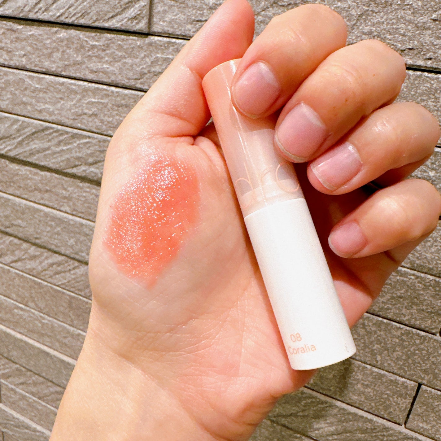 グラスティングメルティングバーム/rom&nd/リップバームを使ったクチコミ(3枚目)