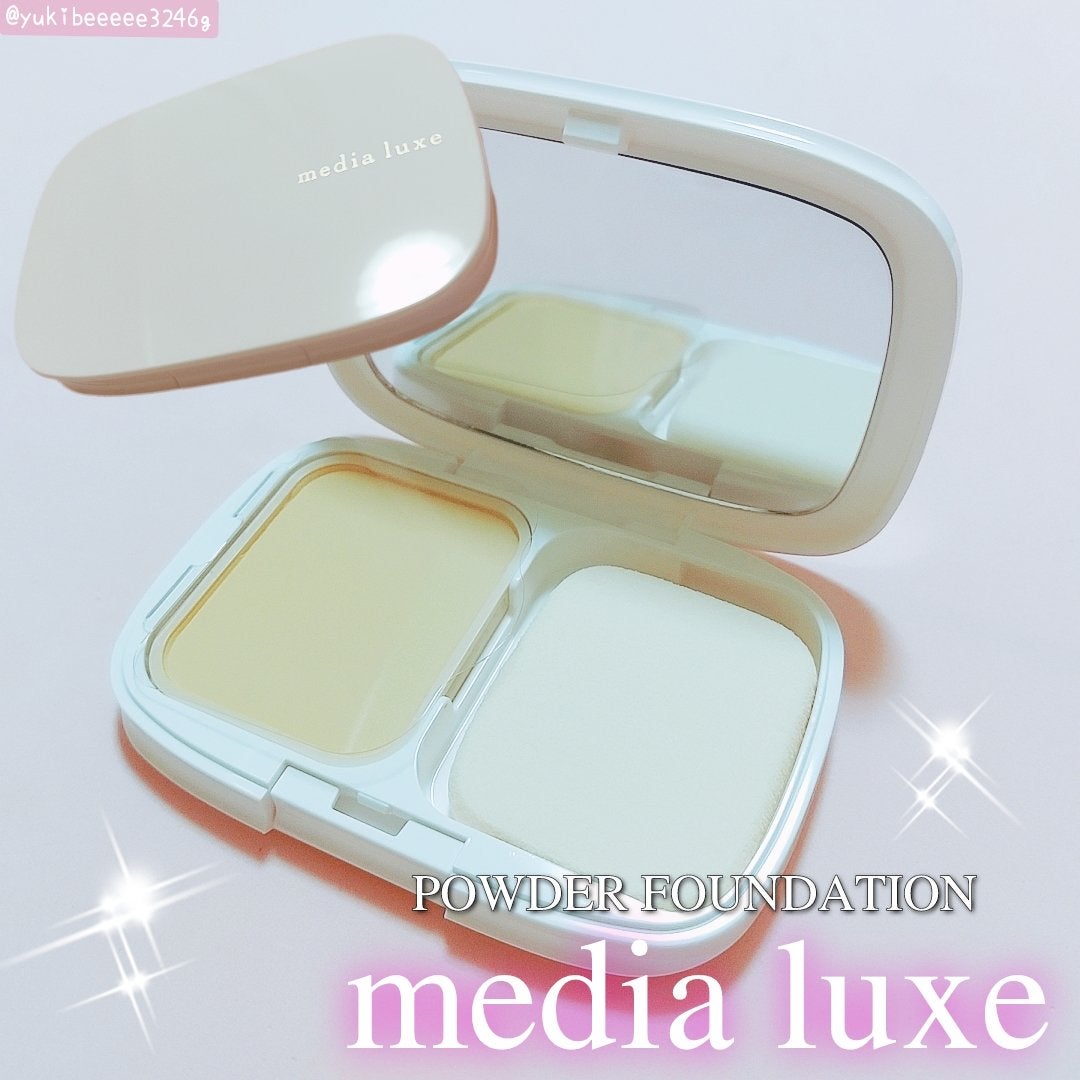 パウダーファンデーション/media luxe/パウダーファンデーションを使ったクチコミ(1枚目)