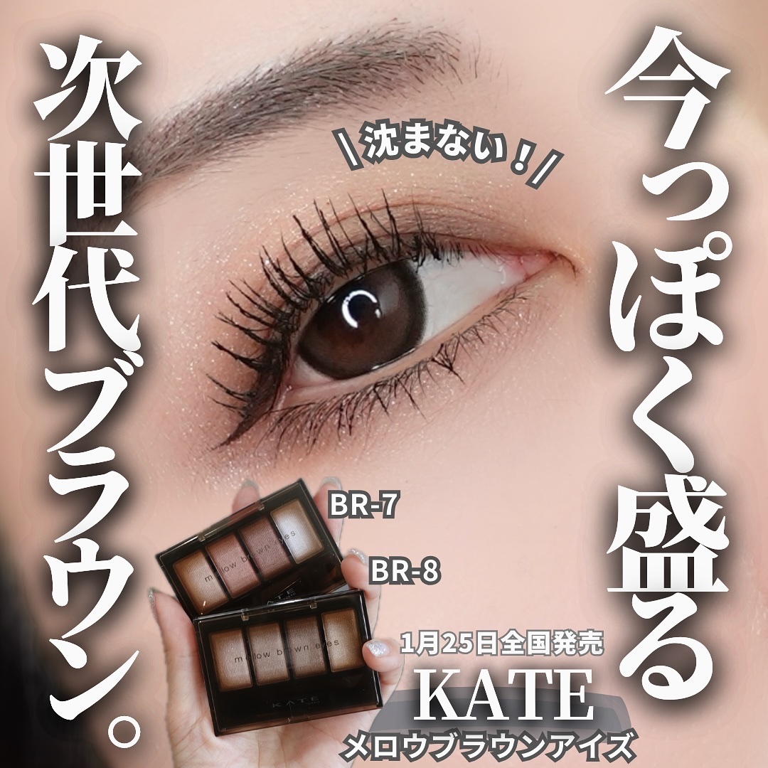 ケイト メロウブラウンアイズ/KATE/アイシャドウパレットを使ったクチコミ（1枚目）