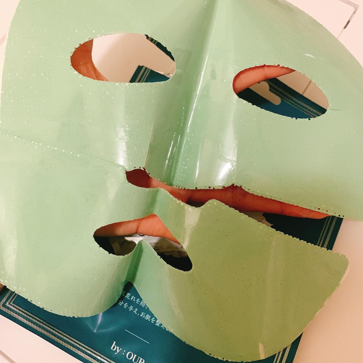 トーンアップホワイト マッドマスク/by : OUR/シートマスク・パックを使ったクチコミ(4枚目)