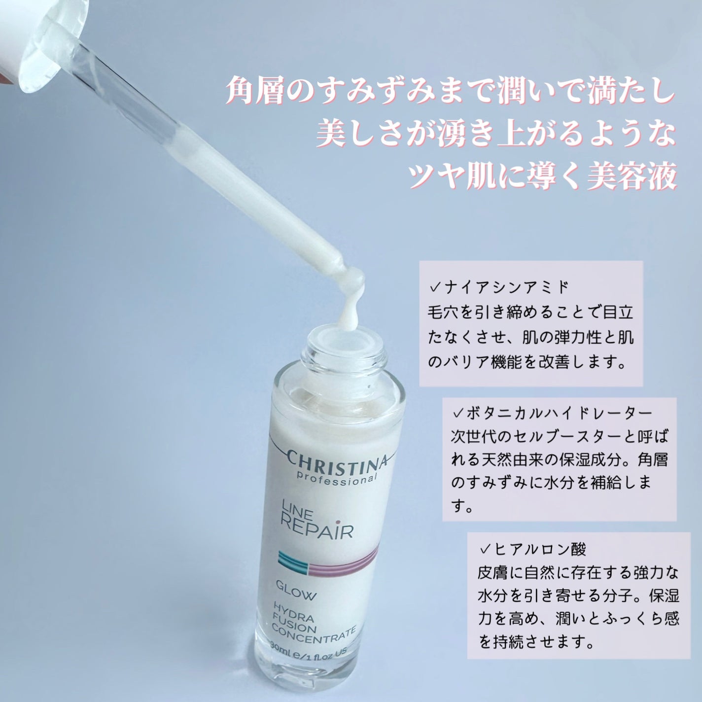 ハイドラフュージョン コンセントレート/LINE REPAIR/美容液を使ったクチコミ(2枚目)