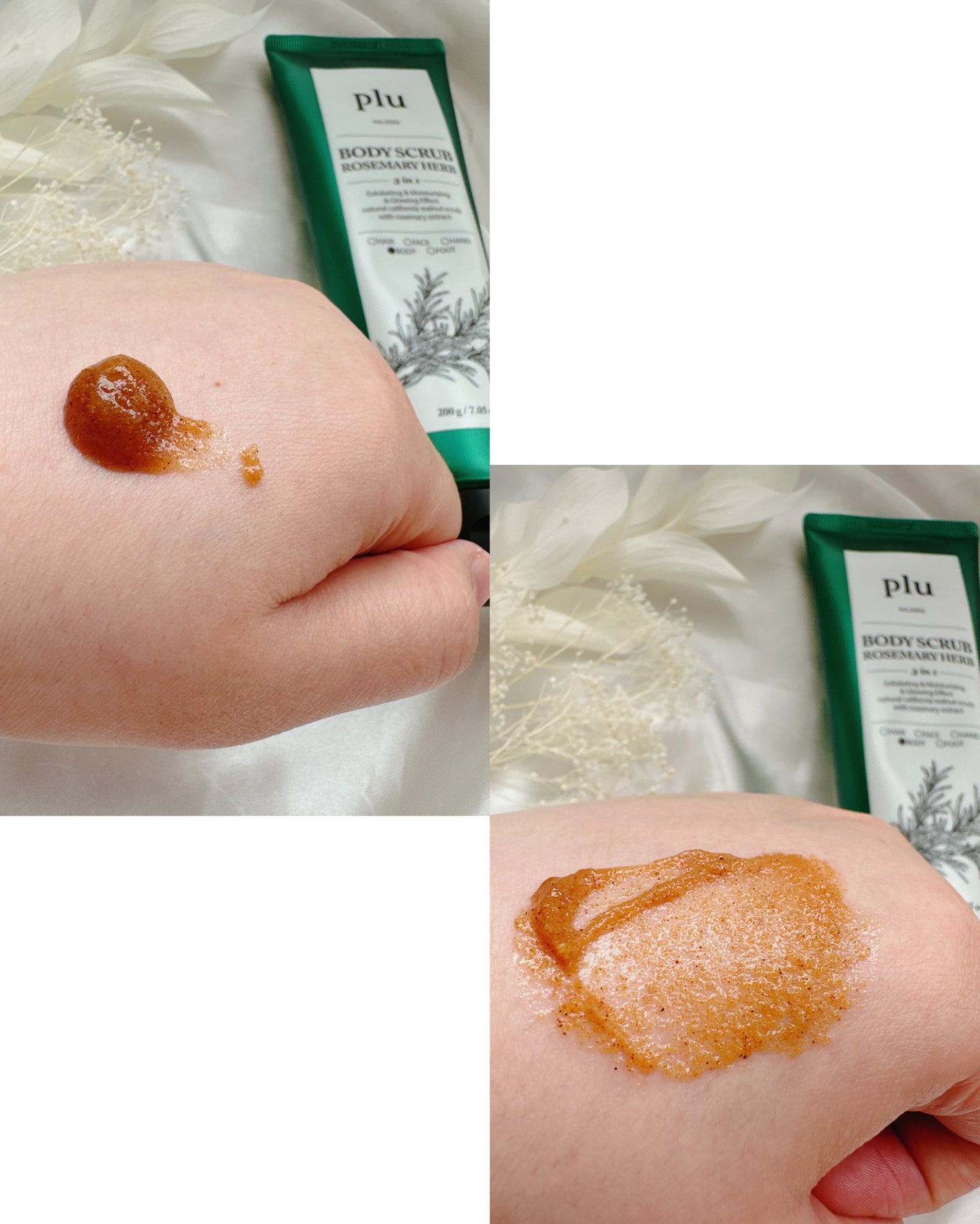 オリジナルボディスクラブ ローズマリーハーブ/plu/ボディスクラブを使ったクチコミ(3枚目)