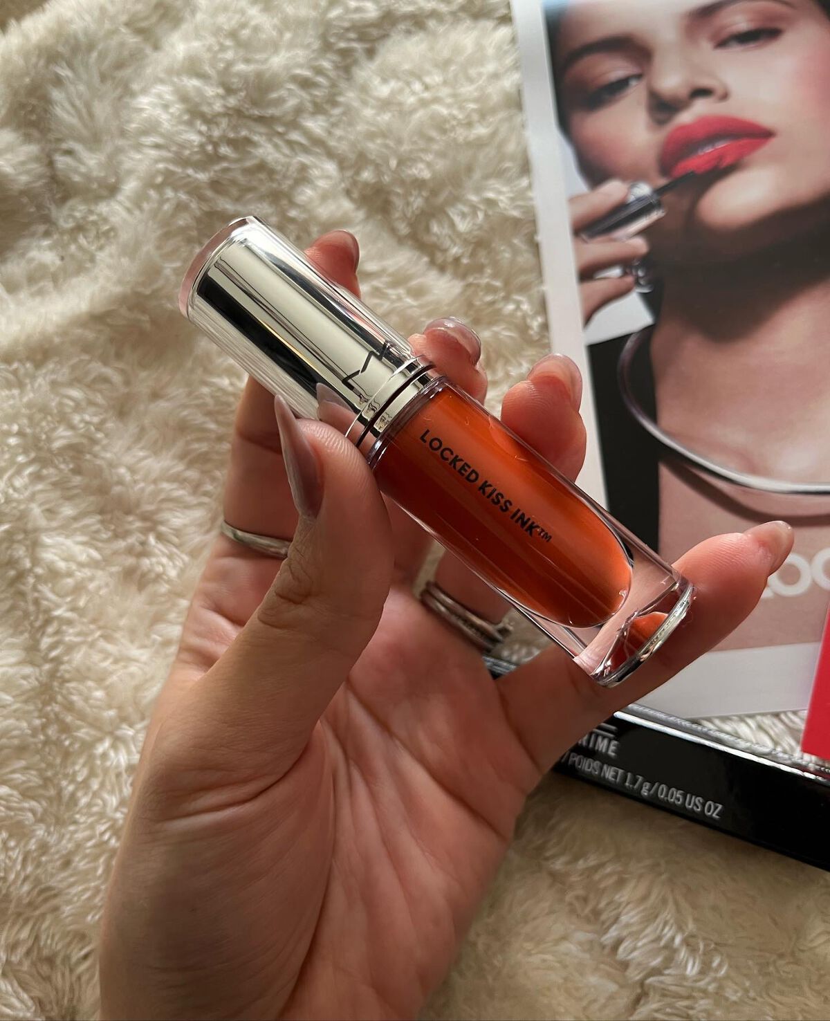 M·A·C ロックド キス インク リップカラー/M・A・C/口紅を使ったクチコミ(4枚目)