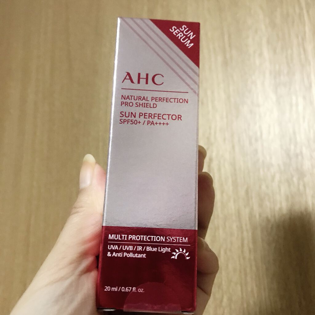 ナチュラルパーフェクション プロシールド サンパーフェクター/AHC/化粧下地を使ったクチコミ（3枚目）