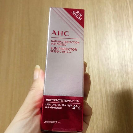 ナチュラルパーフェクション プロシールド サンパーフェクター/AHC/化粧下地を使ったクチコミ(3枚目)