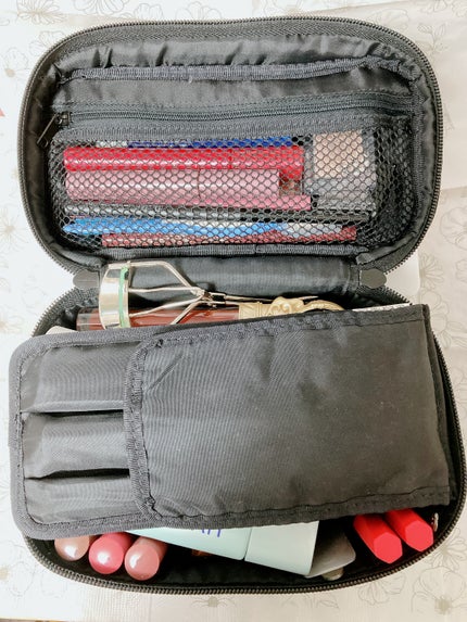 ナイロン手付ポーチ/無印良品/化粧ポーチを使ったクチコミ(2枚目)