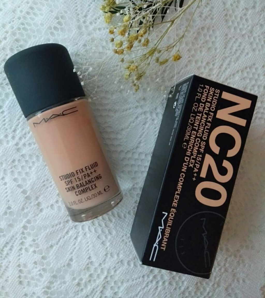 スタジオフィックス フルイッド SPF 15/M・A・C/リキッドファンデーションを使ったクチコミ(1枚目)