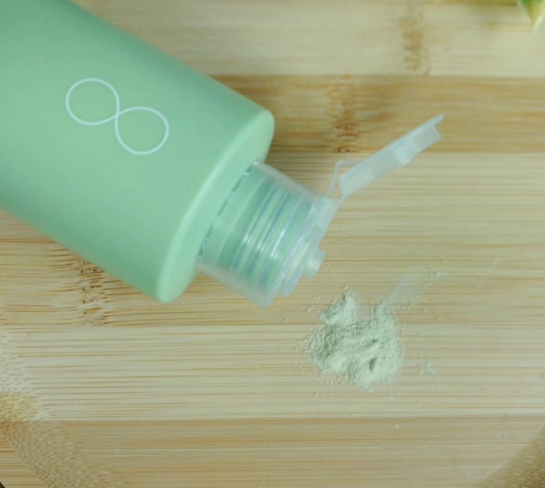 グリーンティー&エンザイムパウダーウォッシュ/By Wishtrend/洗顔パウダーを使ったクチコミ（2枚目）