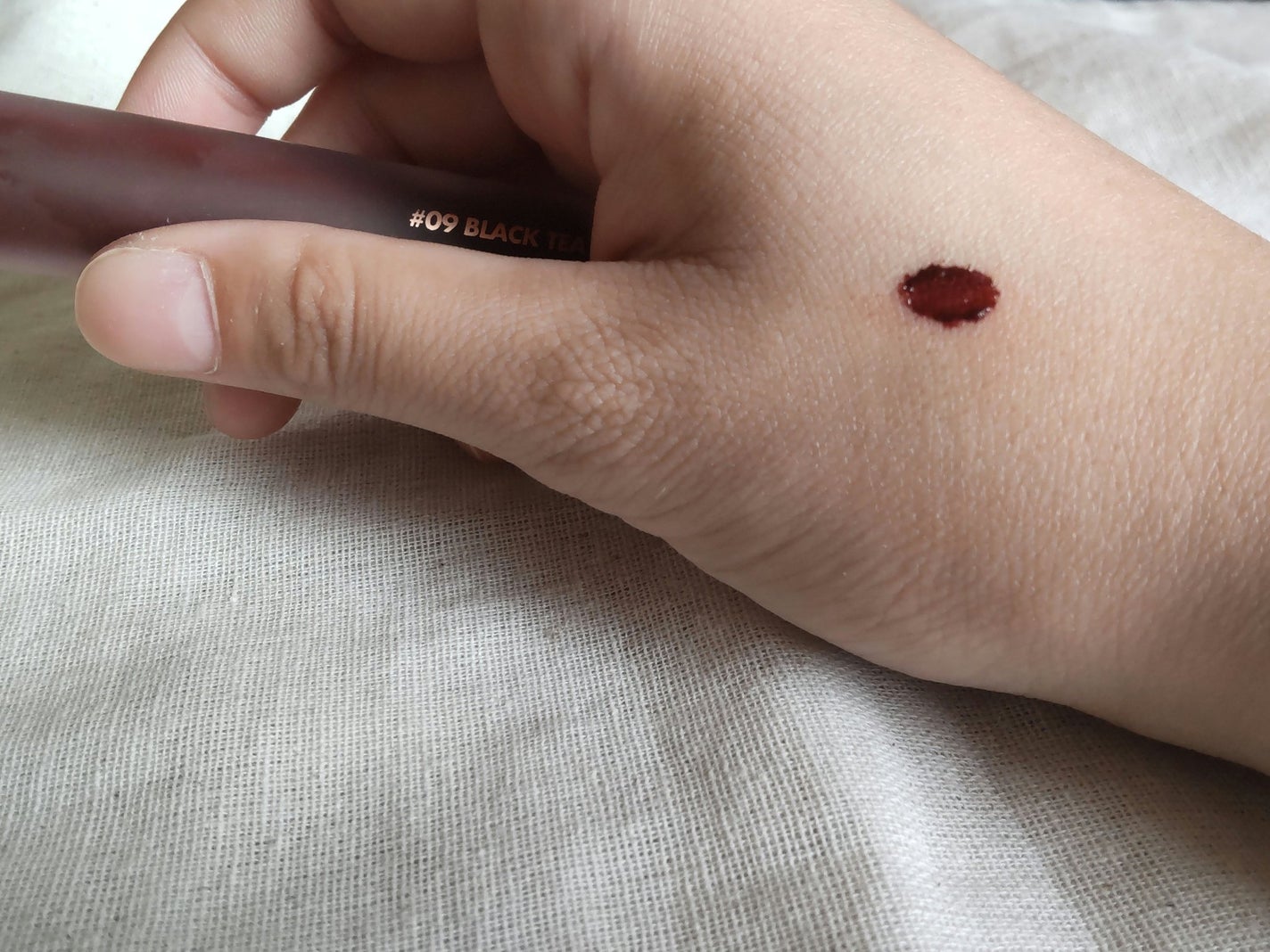 ミルクティーベルベットティント/rom&nd/リップティントを使ったクチコミ(3枚目)