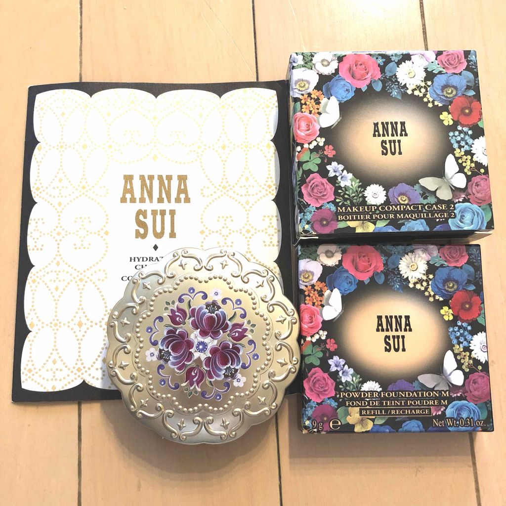 ANNA SUI パウダー ファンデーション Mのクチコミ「アナスイ ANNA SUI
パウダー ファンデーション M 102
+メイクアップ コンパクト.....」（1枚目）
