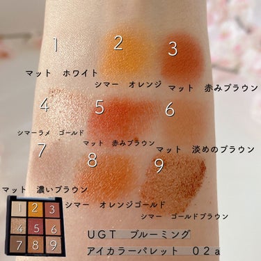 UR GLAM　BLOOMING EYE COLOR PALETTE/U R GLAM/アイシャドウパレットを使ったクチコミ（6枚目）