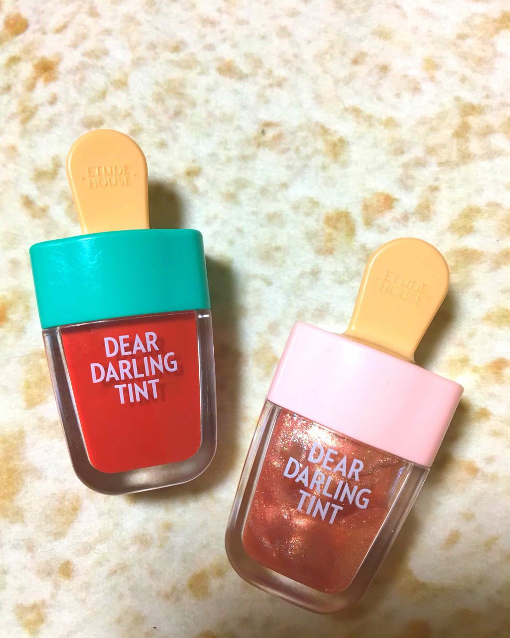 ディアダーリン ウォータージェルティント (アイスティント)/ETUDE/口紅を使ったクチコミ(1枚目)