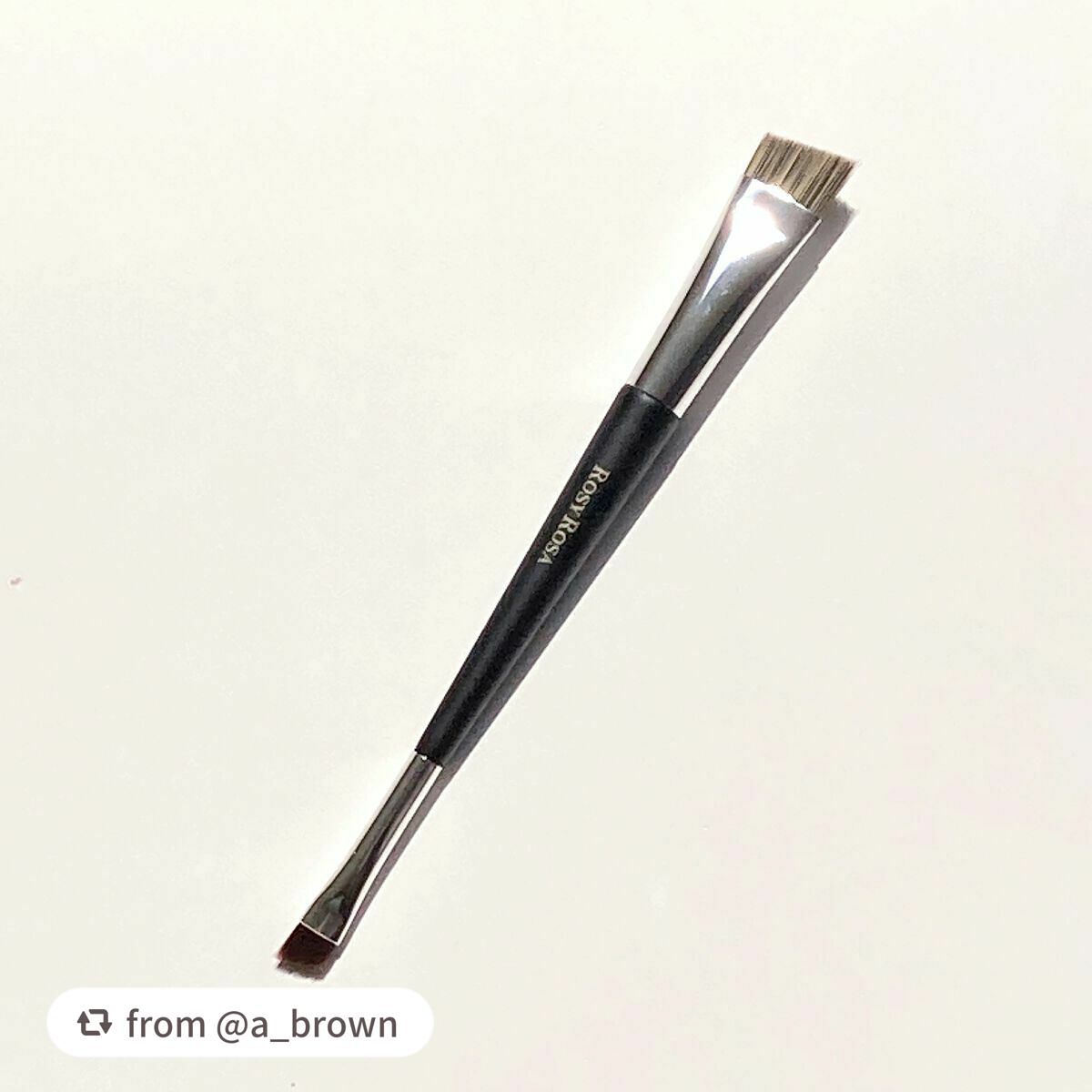 ダブルエンドアイブロウブラシ スマッジタイプ/ロージーローザ/メイクブラシを使ったクチコミ(6枚目)