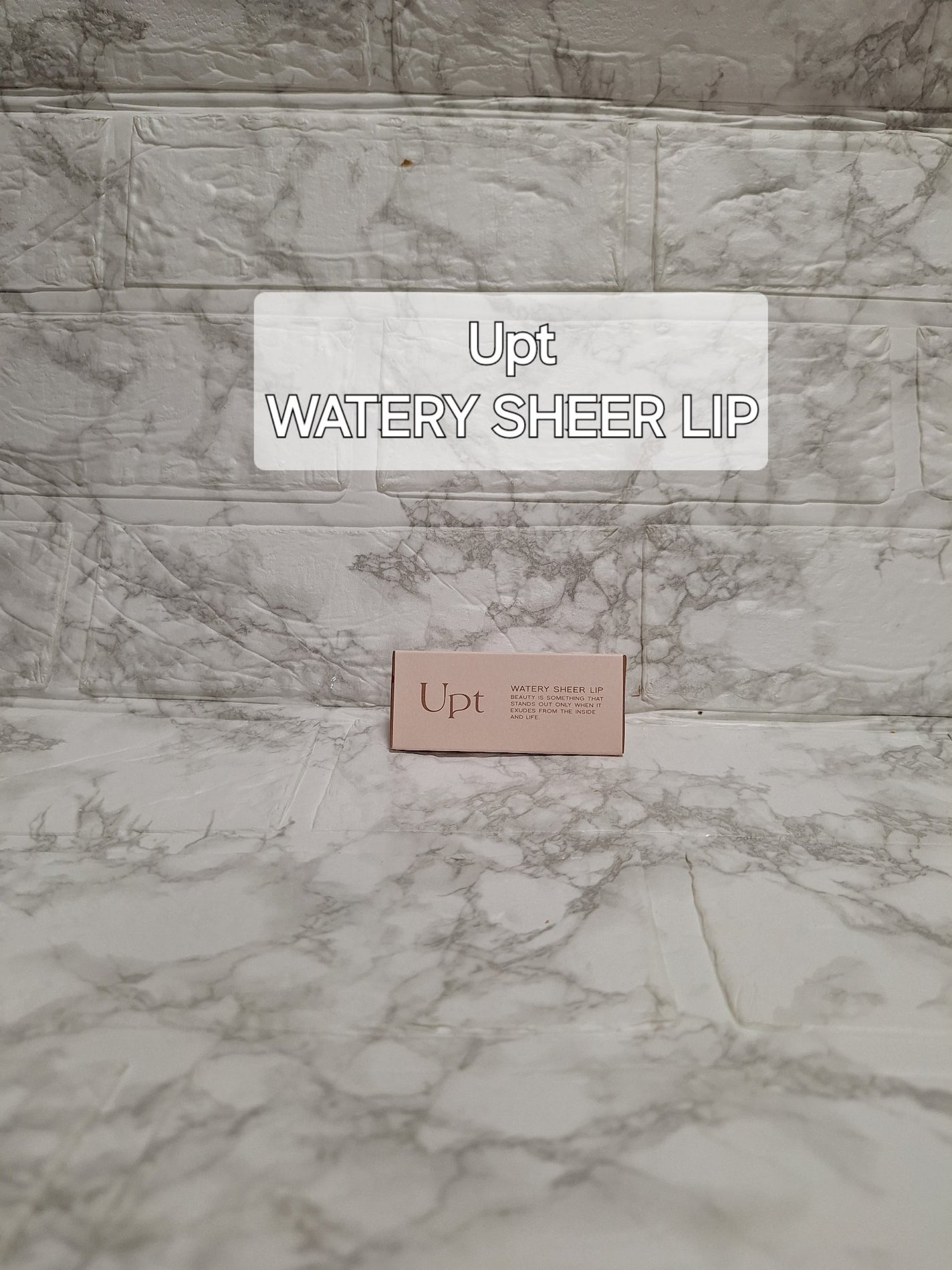 Upt WATERY SHEER LIP /Upt/口紅を使ったクチコミ(1枚目)