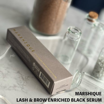 LASH & BROW ENRICHED BLACK SERUM/MARSHIQUE/まつげ美容液を使ったクチコミ(6枚目)