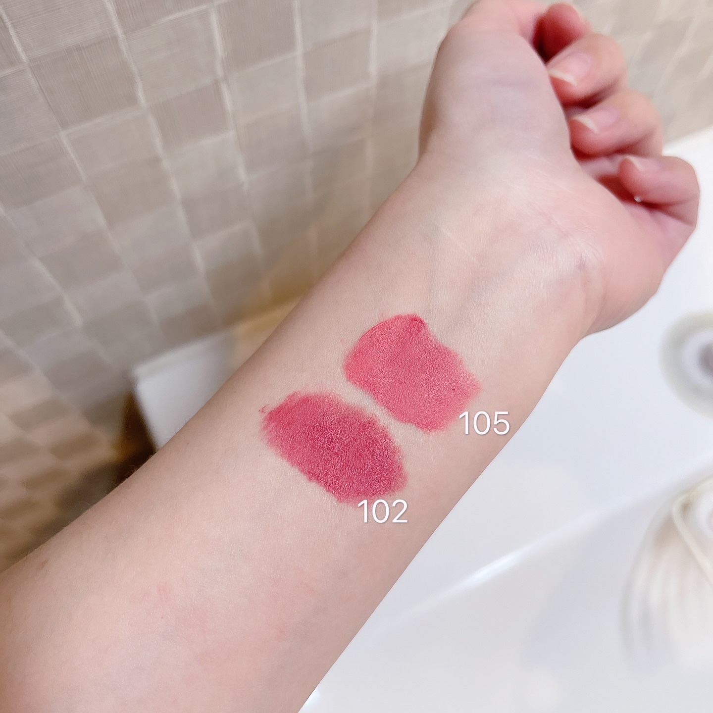 マダムバタフライコレクション ブラーニングリップベール/Dinto/口紅を使ったクチコミ（3枚目）