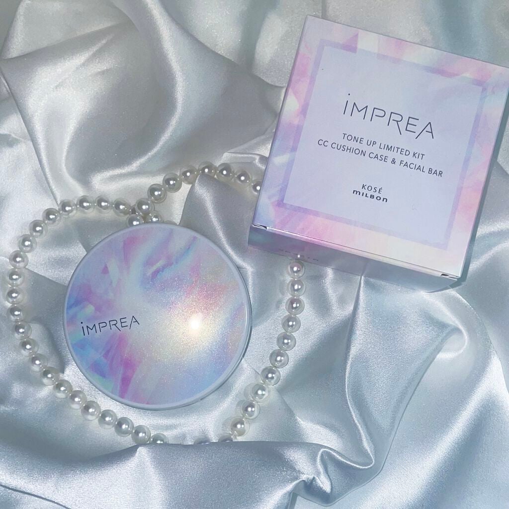 トーンアップ CC クッション ファンデーション/iMPREA/クッションファンデーションを使ったクチコミ(3枚目)