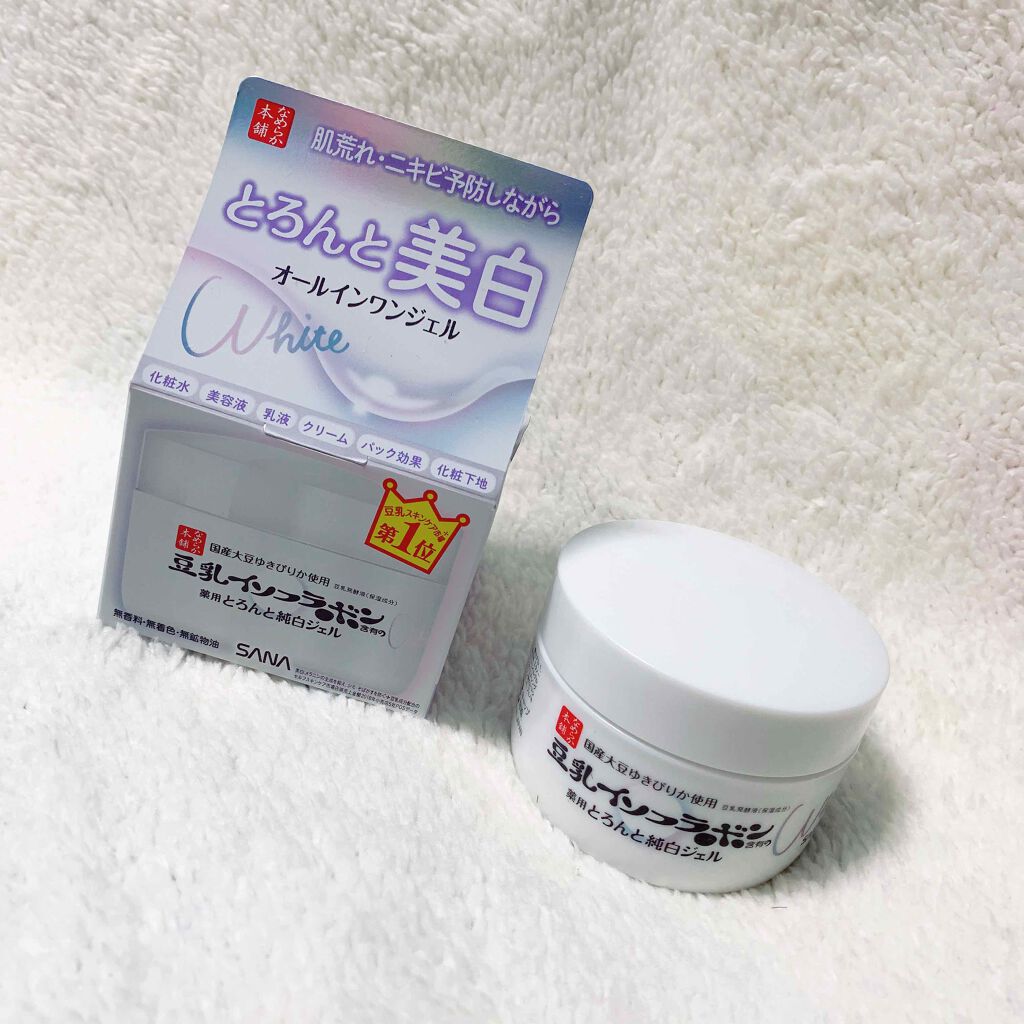 とろんと濃ジェル 薬用美白 N/なめらか本舗/オールインワン化粧品を使ったクチコミ（1枚目）