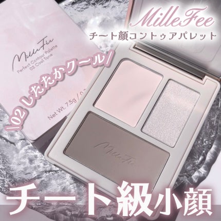 チート顔コントゥアパレット/MilleFée/パウダーハイライトを使ったクチコミ(1枚目)
