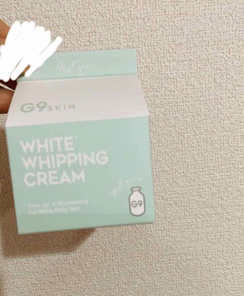 WHITE WHIPPING CREAM(ウユクリーム)/G9SKIN/化粧下地を使ったクチコミ(1枚目)