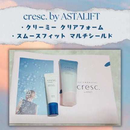 クリーミー クリアフォーム/cresc. by ASTALIFT/洗顔フォームを使ったクチコミ(1枚目)